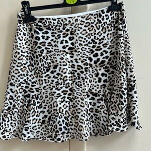 Leopard Print Women's Skirt